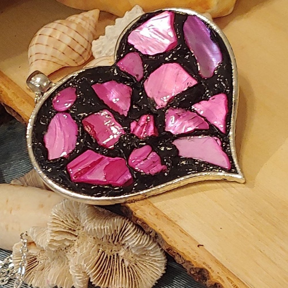 Valentine’s Day Heart Necklace, Heart Pendant